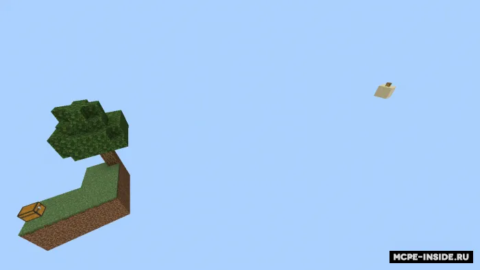 Klassik Skyblock — Minecraft xarita, rasm 1