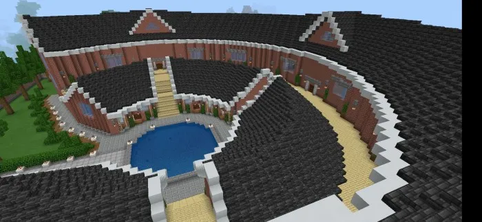 Dumaloq hovli — Minecraft xarita, rasm 2