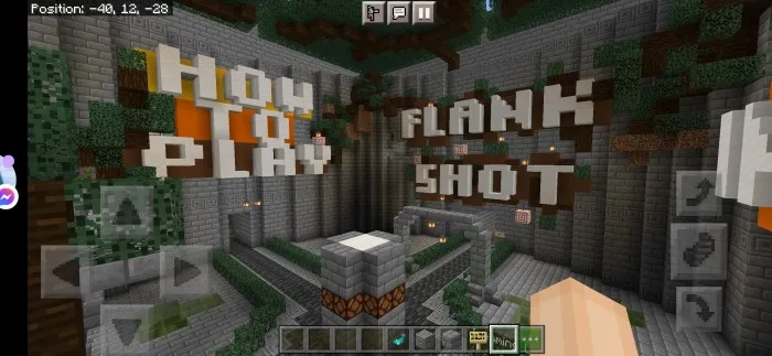 Flangdan otishma — Minecraft xarita, rasm 2