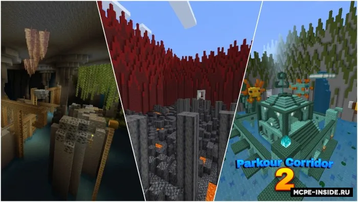 Parkur Koridor 2 — Minecraft xarita, rasm 3