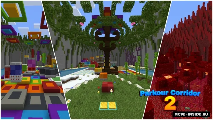 Parkur Koridor 2 — Minecraft xarita, rasm 4