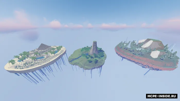 Osmon orollari — Minecraft xarita, rasm 1
