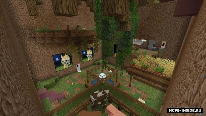 Blokdagi uy — Minecraft xarita, rasm 1