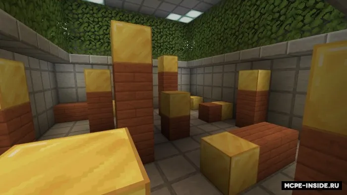 Bosish tugmasini top — Minecraft xarita, rasm 1