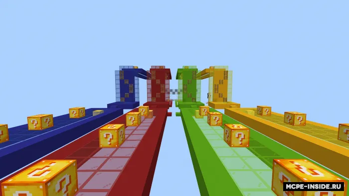 Lucky Block poygasi — Minecraft xarita, rasm 3