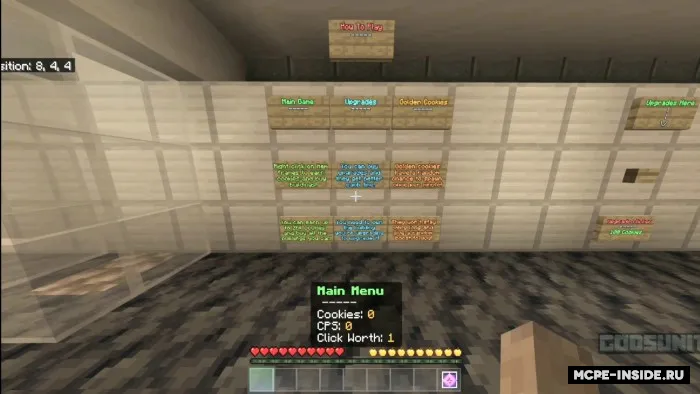 Pechenye klikeri — Minecraft xarita, rasm 1