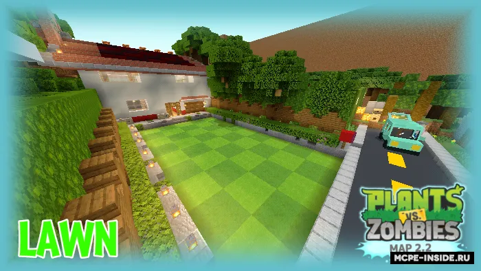 Minecraft Plants vs. Zombies 2 — Minecraft xarita, rasm 4