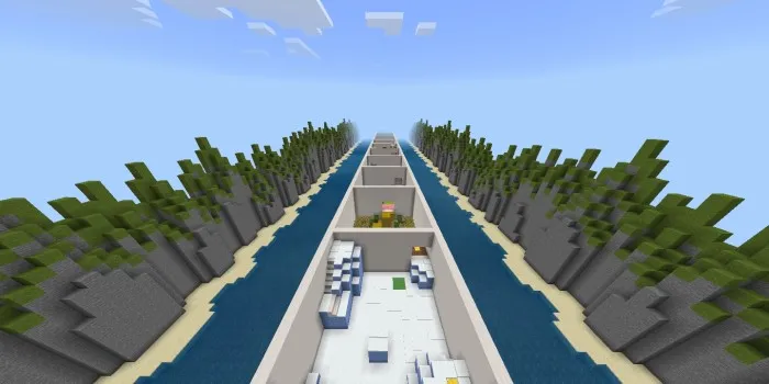 Parkur koridori — Minecraft xarita, rasm 1