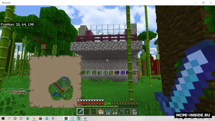 Omon qolish uchun dunyo — Minecraft xarita, rasm 1