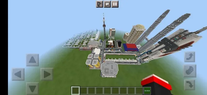 Zumrad shahar — Minecraft xarita, rasm 1