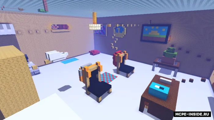 Maktabda berkmachoq — Minecraft xarita, rasm 4
