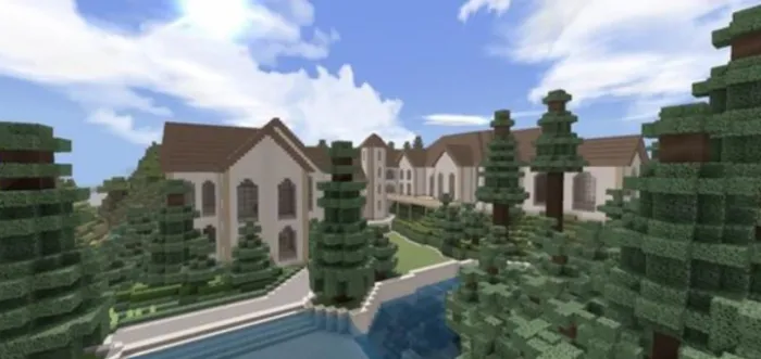 Katta osiyo uyi — Minecraft xarita, rasm 4