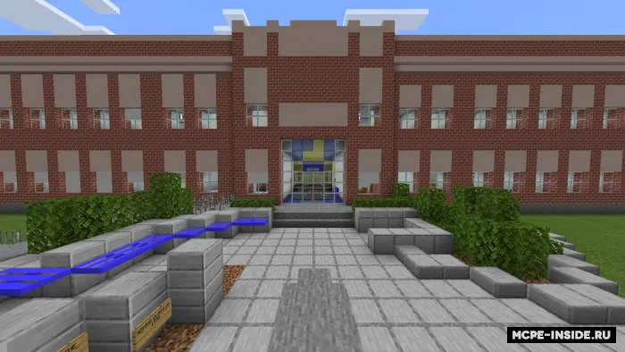 Amerika o'rta maktabi — Minecraft xarita, rasm 1