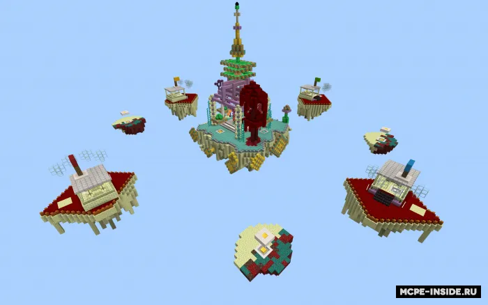 Fantasy BedWars — Minecraft xarita, rasm 1