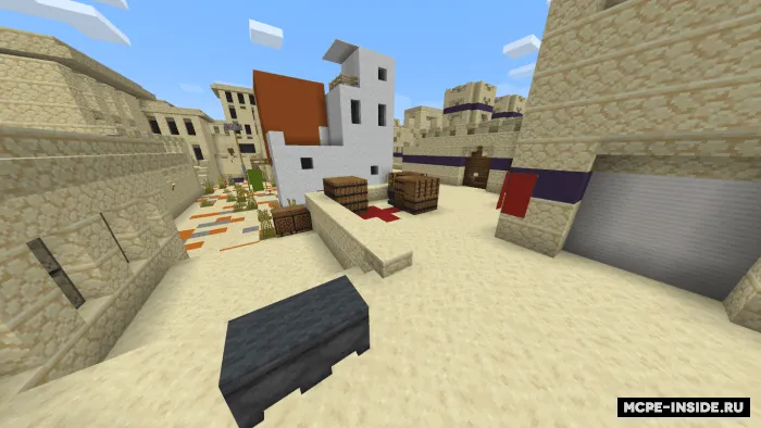 De_Dust2 (CS:GO) — Minecraft xarita, rasm 1