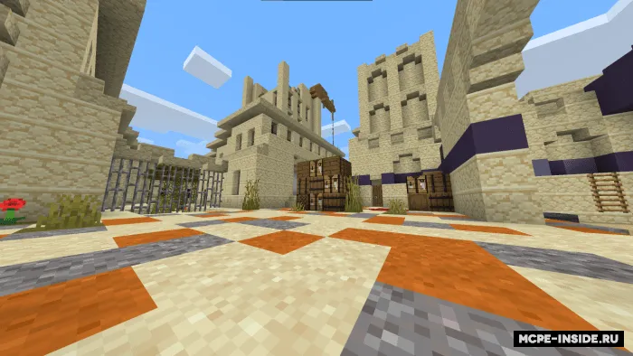 De_Dust2 (CS:GO) — Minecraft xarita, rasm 2