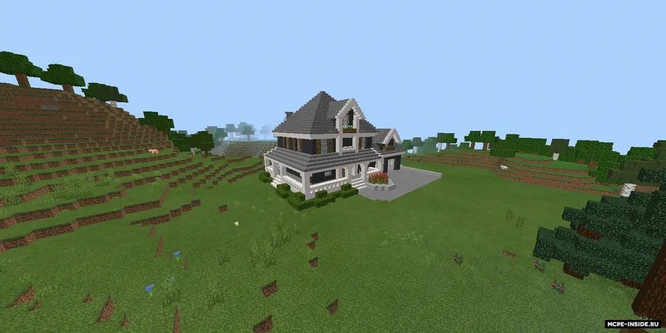 Amerika uslubidagi uy — Minecraft xarita, rasm 2