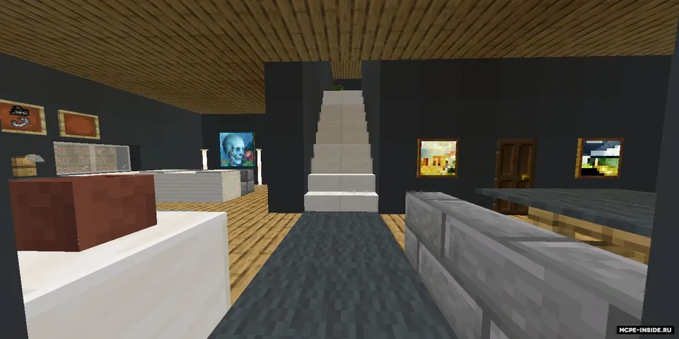 Amerika uslubidagi uy — Minecraft xarita, rasm 3