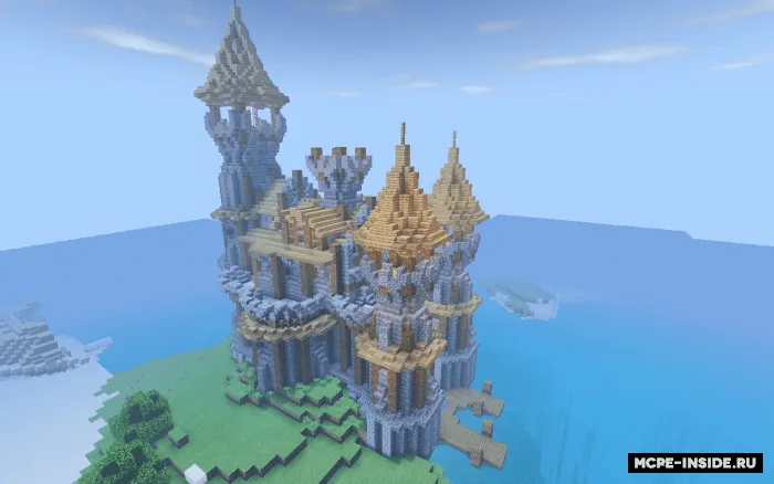Orolidagi qasr — Minecraft xarita, rasm 1