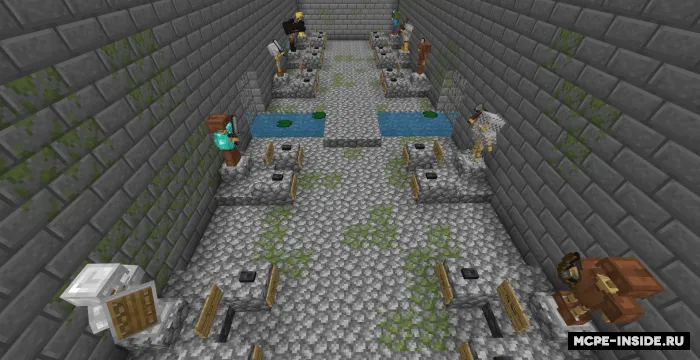 Super Zombi Run — Minecraft xarita, rasm 1