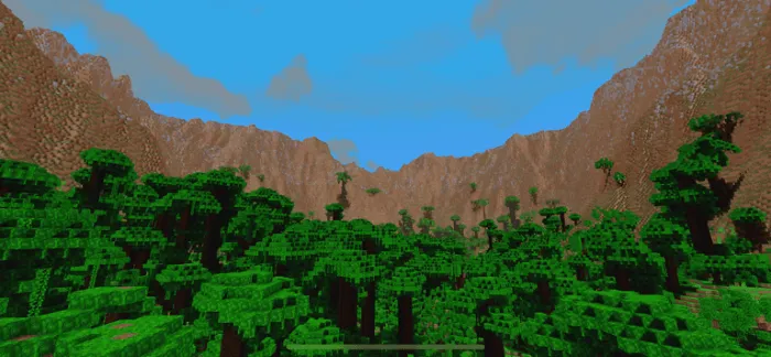 Tropik Oazis oroli — Minecraft xarita, rasm 4