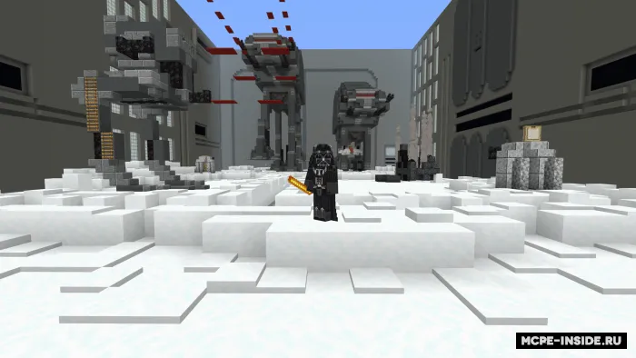 Star Wars: Hoth jangi — Minecraft xarita, rasm 2