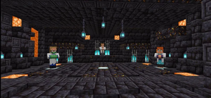 PvP-bot bilan amaliyot — Minecraft xarita, rasm 1