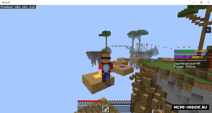 Parkur orollarida chempionat — Minecraft xarita, rasm 2