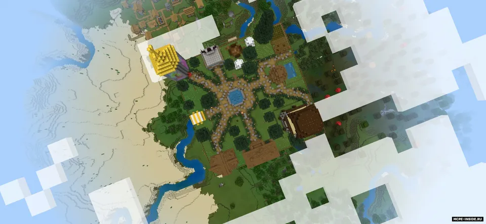 Osmon qishlog'i — Minecraft xarita, rasm 2