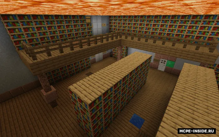 Kutubxonadan qochish — Minecraft xarita, rasm 1