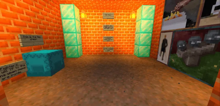 Moblar bilan jang — Minecraft xarita, rasm 2