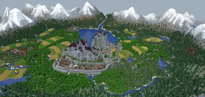 O'rta asr qirolligi — Minecraft xarita, rasm 1
