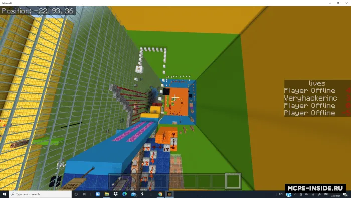 Lavadan qoch! — Minecraft xarita, rasm 3