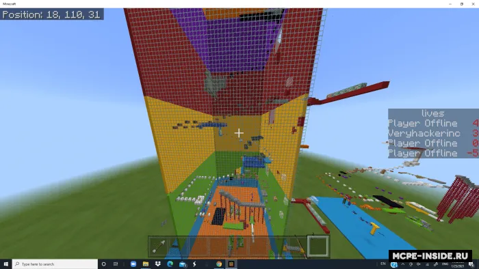 Lavadan qoch! — Minecraft xarita, rasm 4