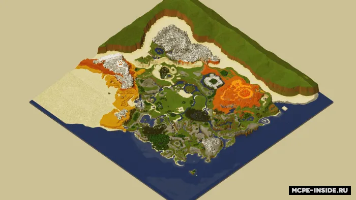 Yovvoyi tabiat nafasi — Minecraft xarita, rasm 1