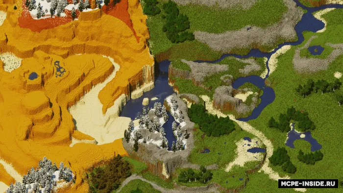 Yovvoyi tabiat nafasi — Minecraft xarita, rasm 2