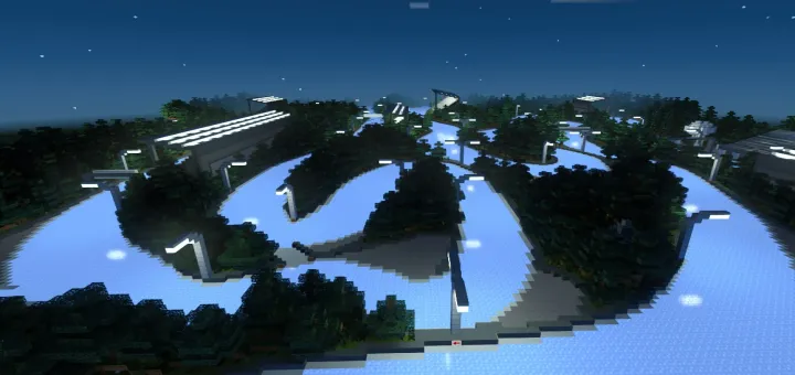 Telba muz yo'li — Minecraft xarita, rasm 1
