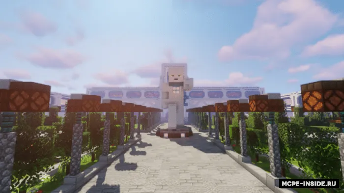 KSK'dan litsey binosi — Minecraft xarita, rasm 1