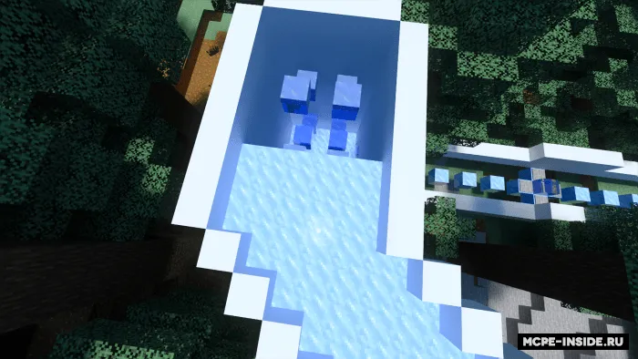 Muzli trassa — Minecraft xarita, rasm 1