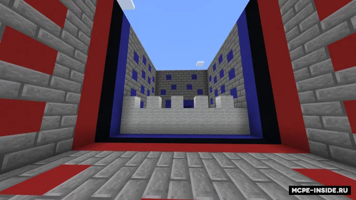 1x1 bayroqni egallash — Minecraft xarita, rasm 2