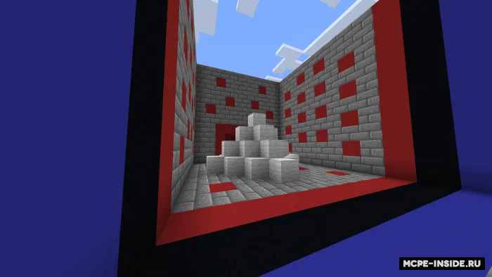 1x1 bayroqni egallash — Minecraft xarita, rasm 3