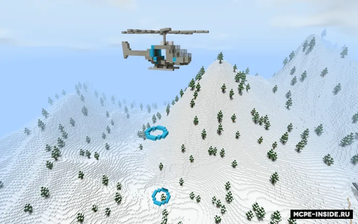 Tog'-chang'i kurorti — Minecraft xarita, rasm 2