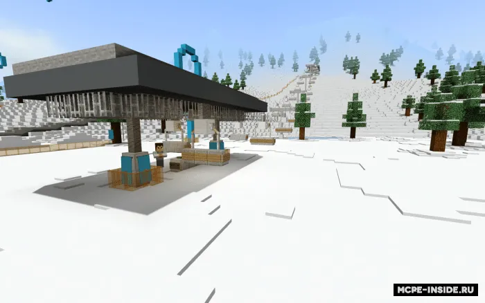 Tog'-chang'i kurorti — Minecraft xarita, rasm 3