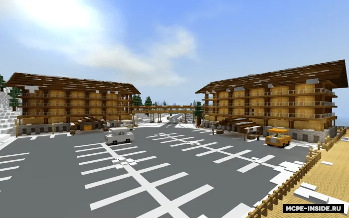 Tog'-chang'i kurorti — Minecraft xarita, rasm 4