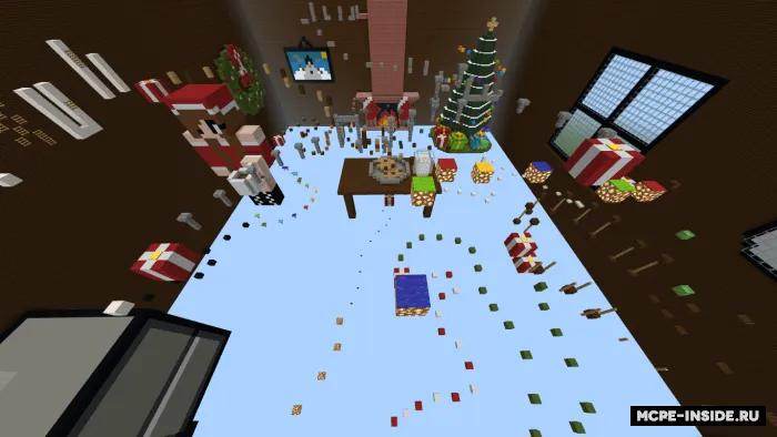 Rojdestvo parkuri — Minecraft xarita, rasm 1
