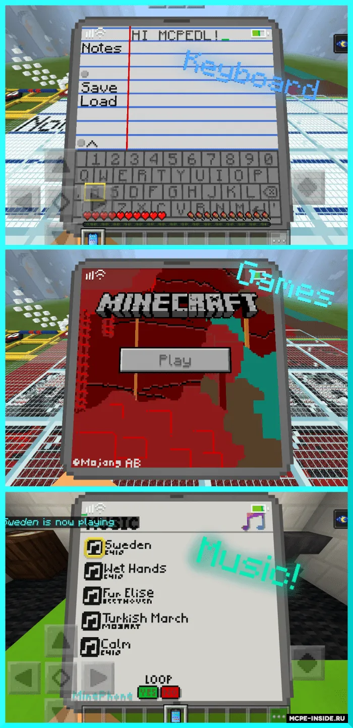 Ishlaydigan telefon — Minecraft xarita, rasm 2