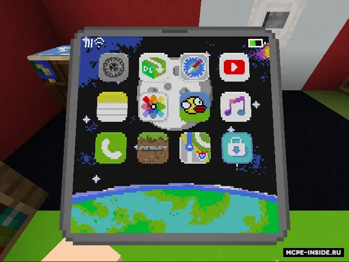 Ishlaydigan telefon — Minecraft xarita, rasm 4