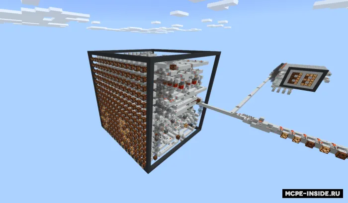 Katta redstoun kompyuter — Minecraft xarita, rasm 1