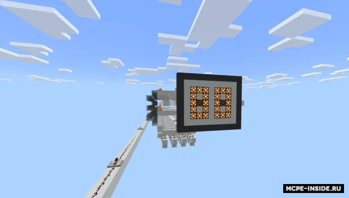Katta redstoun kompyuter — Minecraft xarita, rasm 2