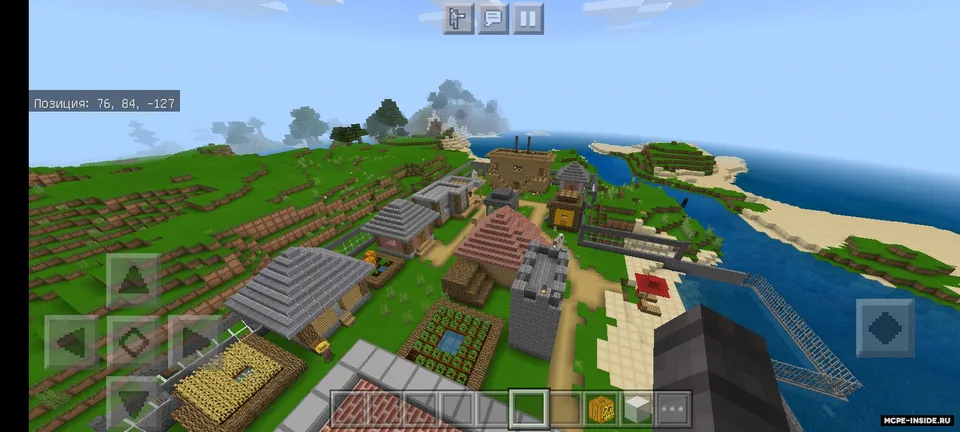 O'zi yasalgan qishloq dunyosi — Minecraft xarita, rasm 1